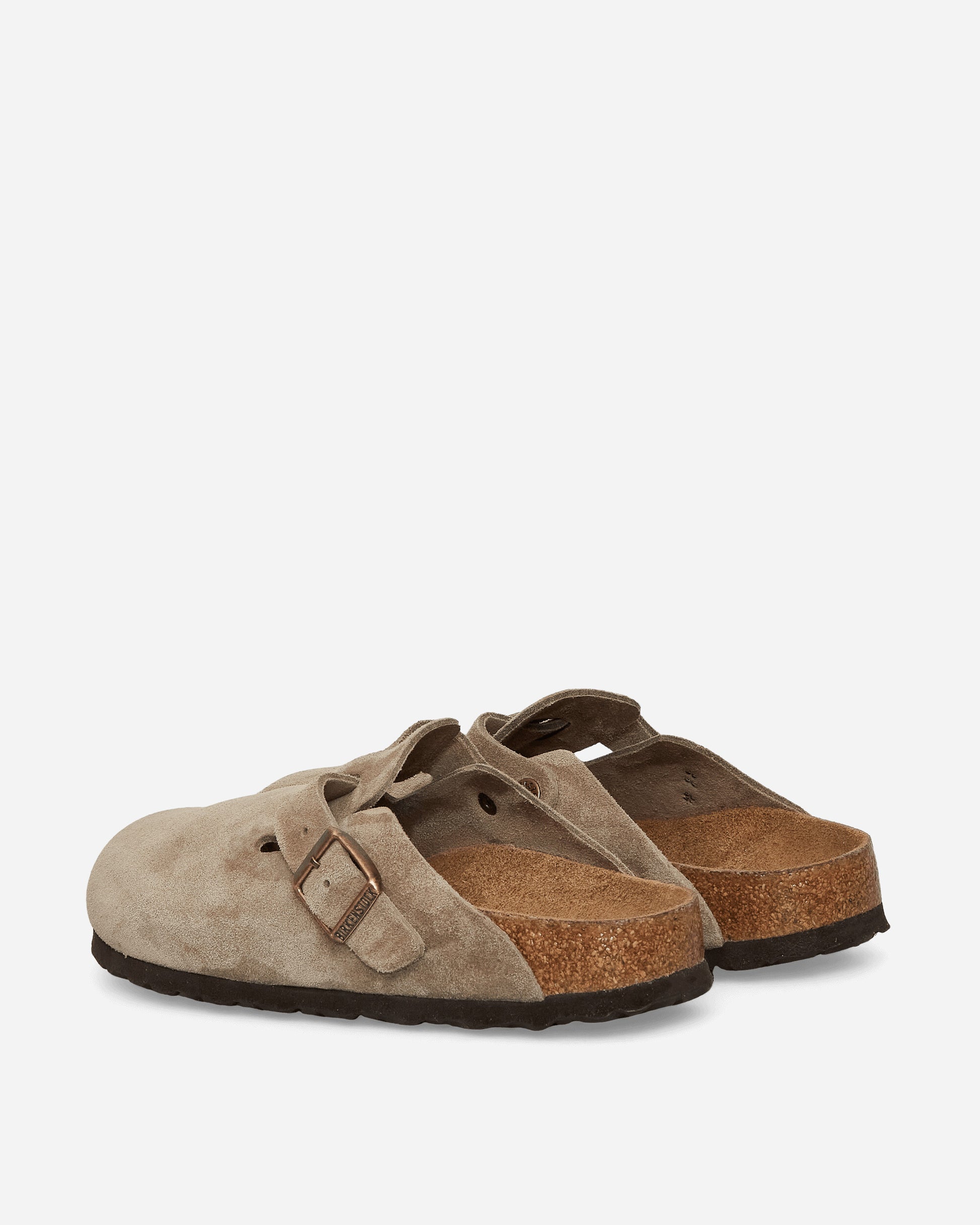 Birkenstock Boston Taupe Sandals and Slides Sandals and Mules 060463 TAUPE