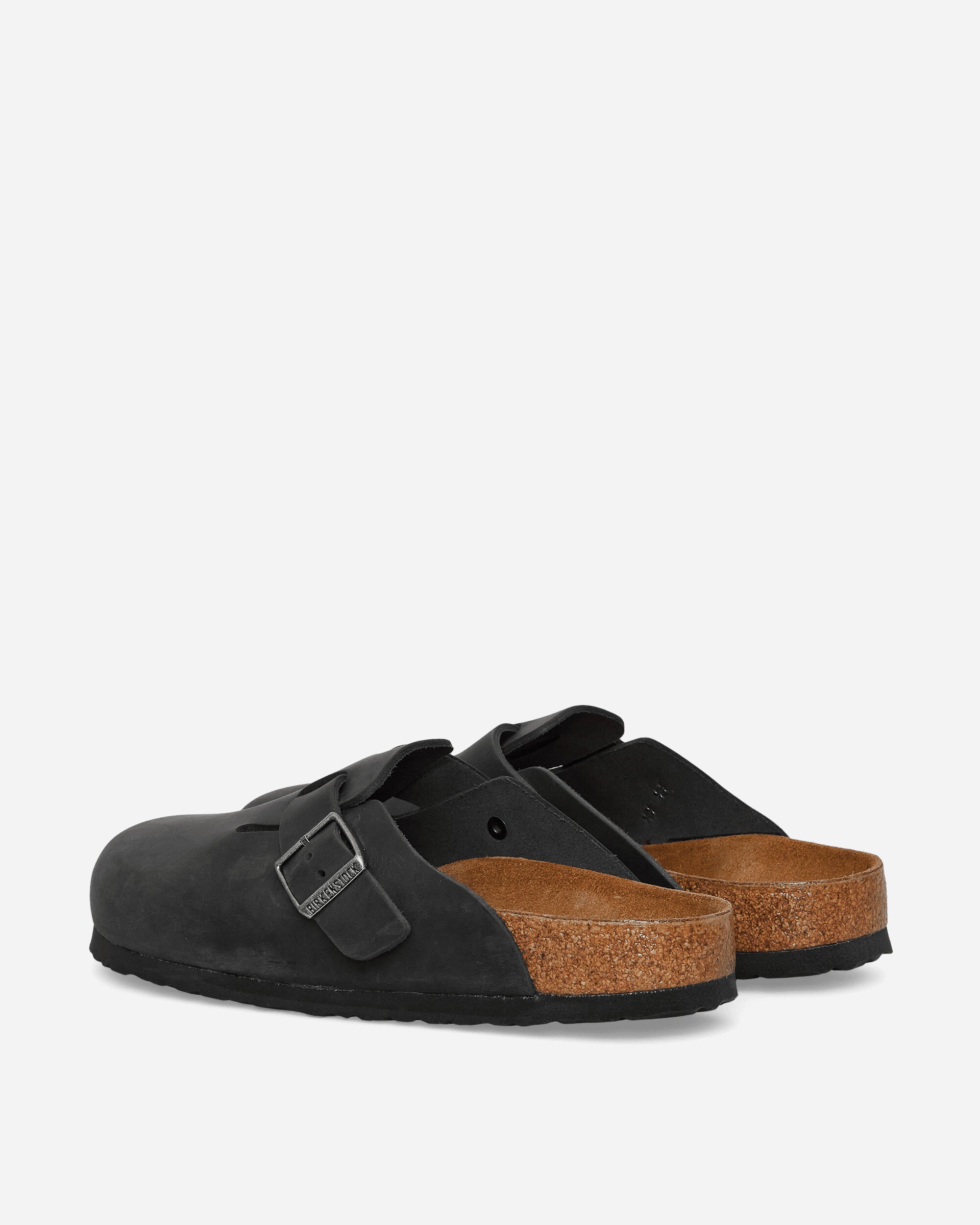 Birkenstock Boston Black Sandals and Slides Sandals and Mules 059463