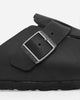 Birkenstock Boston Oiled Leather Black Sandals and Slides Sandals and Mules 059463
