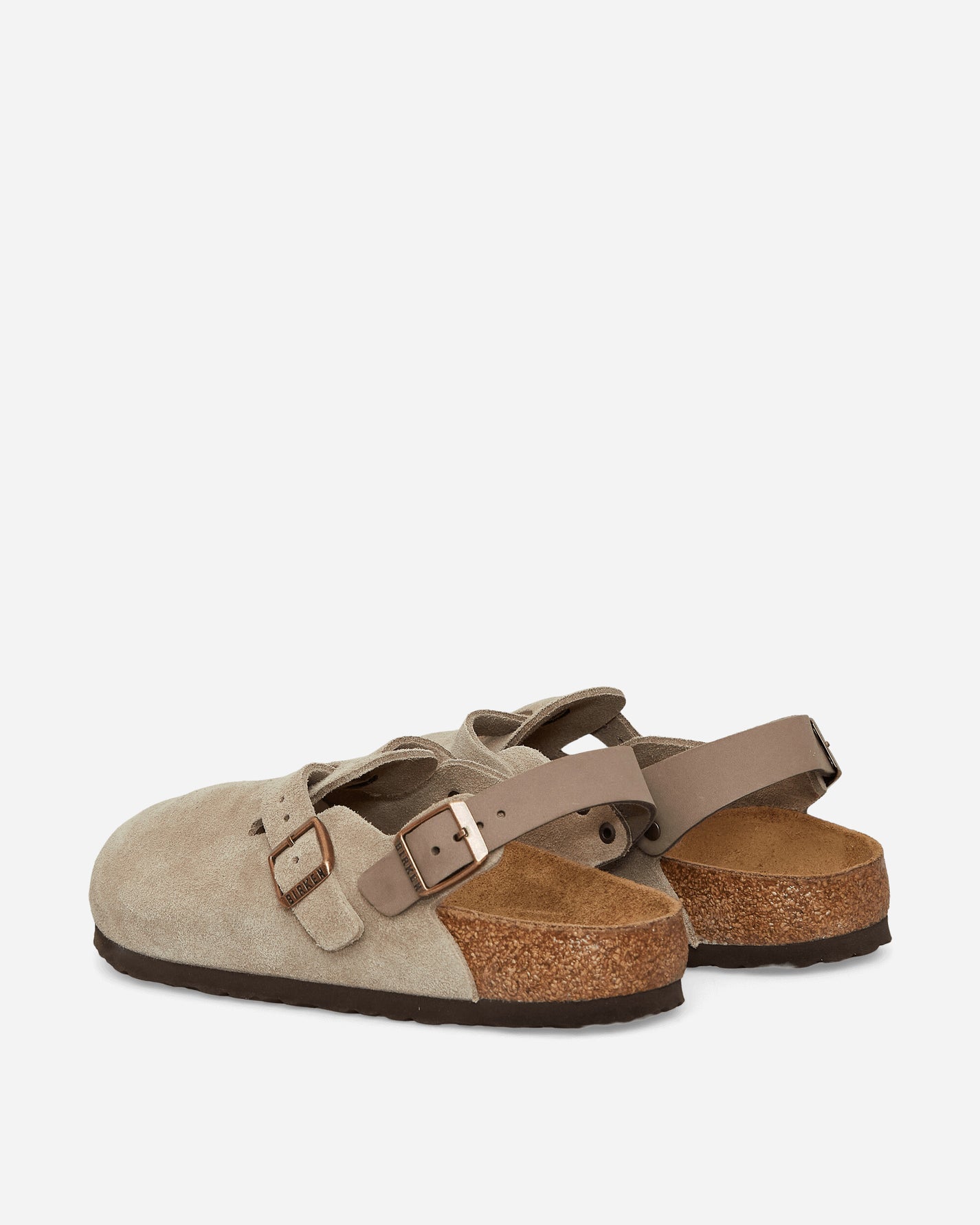 Birkenstock Tokio Taupe Sandals and Slides Sandals and Mules 1028323