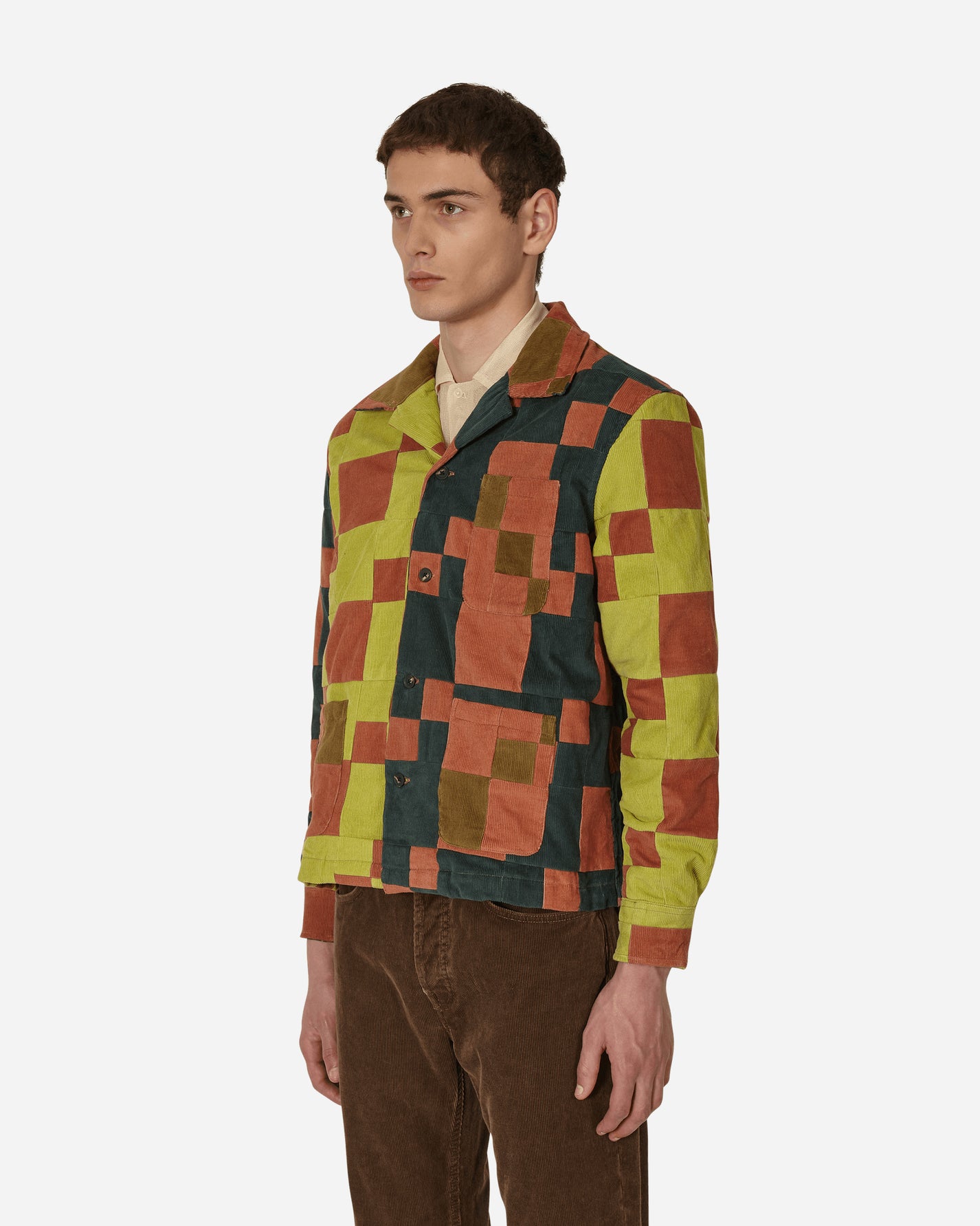 Bode Corduroy Four Patch Overshirt Multicolor Coats and Jackets Jackets MRF22SH042 MULTI