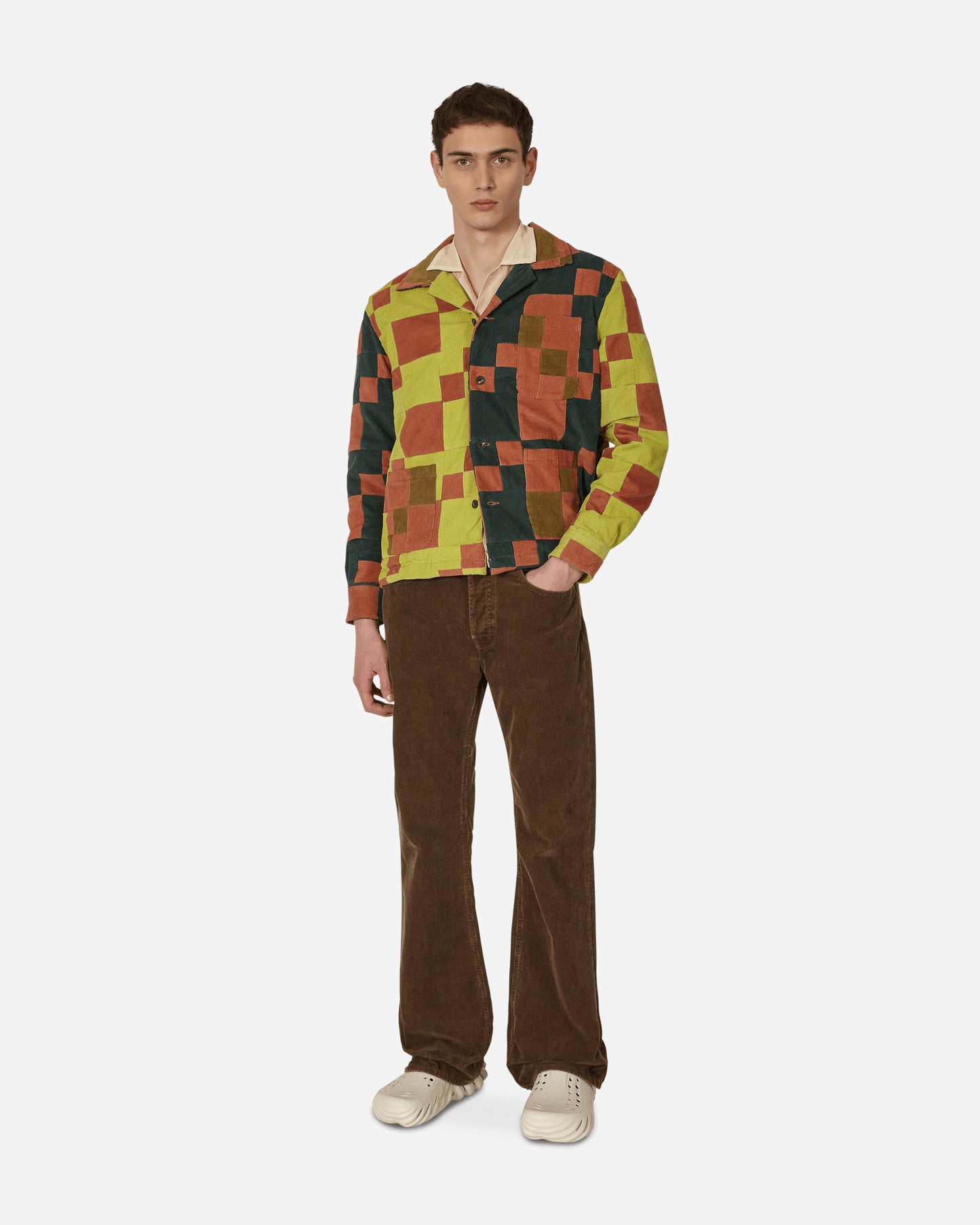 Bode Corduroy Four Patch Overshirt Multicolor Coats and Jackets Jackets MRF22SH042 MULTI