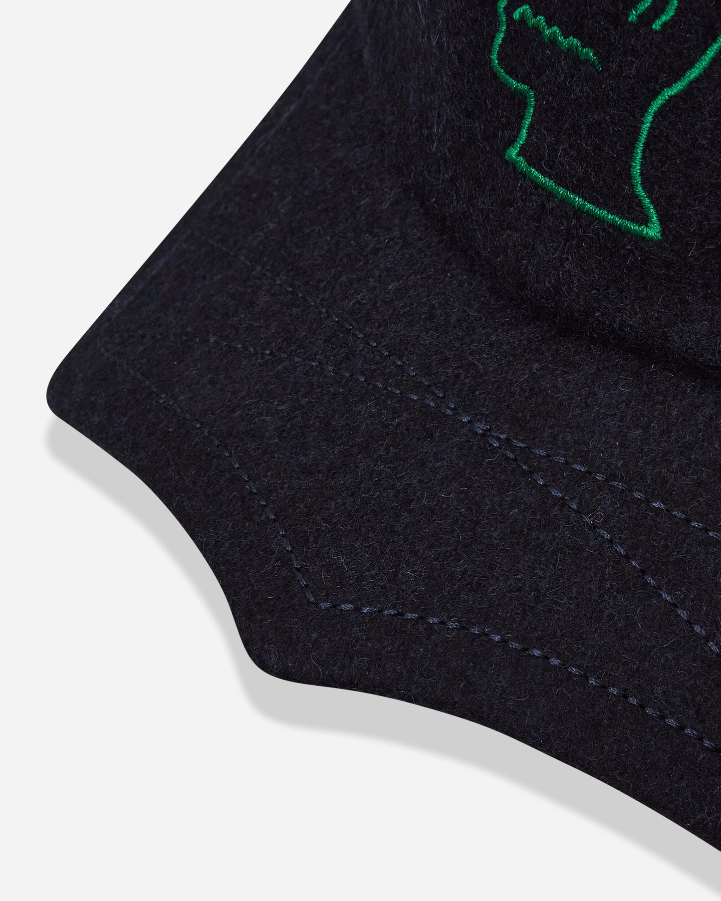 Brain Dead Batwing Logohead Flannel Hat Navy Hats Caps BDF25HO10046 NAVY