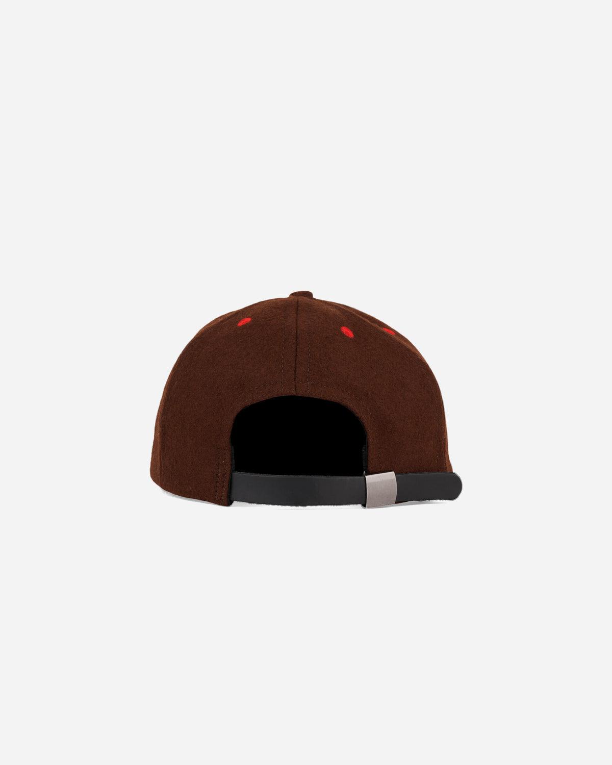 Brain Dead Flannel Logohead 6 Panel Hat Brown Brown Hats Caps W24H01004729 BRN