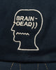 Brain Dead Logohead Long Brim Mesh Panel Hat Navy Hats Caps BDS25H010042 NAVY