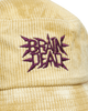 Brain Dead Spikey Bleached Gold Hats Caps BDF21H02001917 YL05