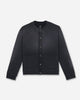 Brain Dead Pigment Dyed French Terry Cardigan Washed Black Washed Black Knitwears Cardigans F26T36005213 WBK