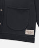 Brain Dead Pigment Dyed French Terry Cardigan Washed Black Washed Black Knitwears Cardigans F26T36005213 WBK