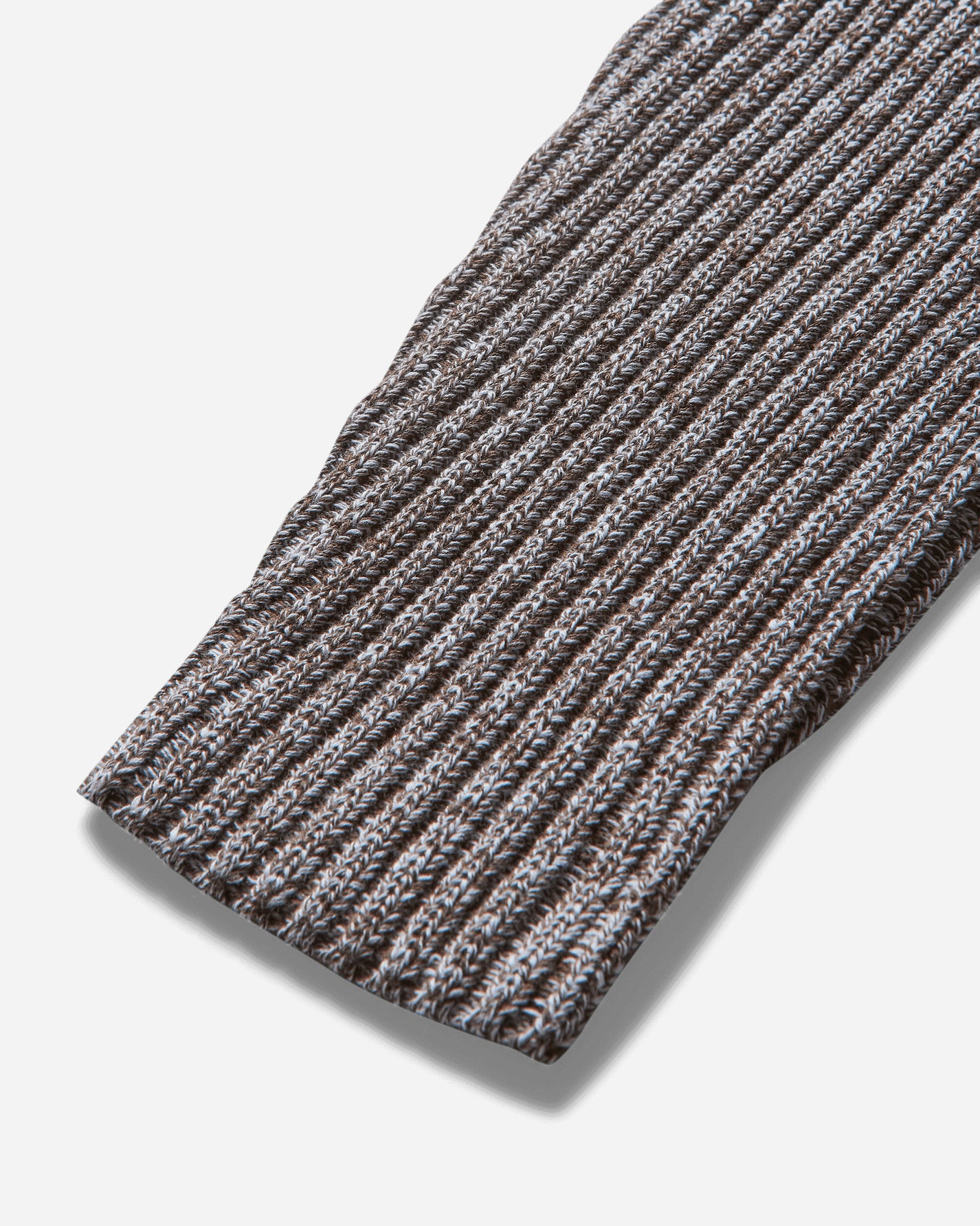 Brain Dead Rib Knit Cardigan Brown Multi Knitwears Cardigans BDS25012O043 BRMU