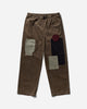 Brain Dead Patchwork Cord Climber Pant Asphalt Pants Casual B11003954 ASP