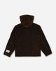 Brain Dead Flocked Denim Fireman Jacket Brown Brown Coats and Jackets Denim Jackets F26O06005444 BRN