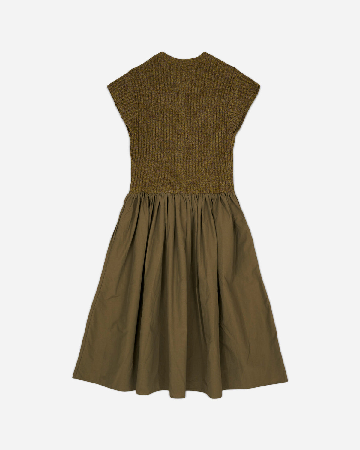 Brain Dead Wmns Gigi Knit Dress Olive Olive Dresses Dress Mid F26D01005224 OLIVE