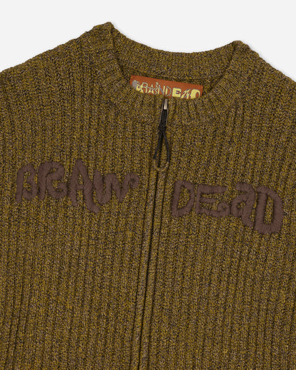 Brain Dead Wmns Gigi Knit Dress Olive Olive Dresses Dress Mid F26D01005224 OLIVE