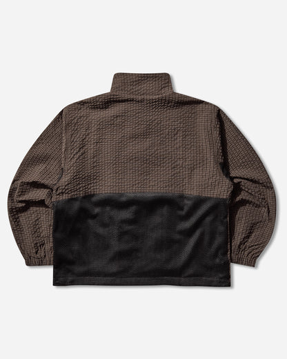 Brain Dead Brain Dead Equipment Tennis Zip Jacket Black Coats and Jackets Jackets BDF25O160046 BLK