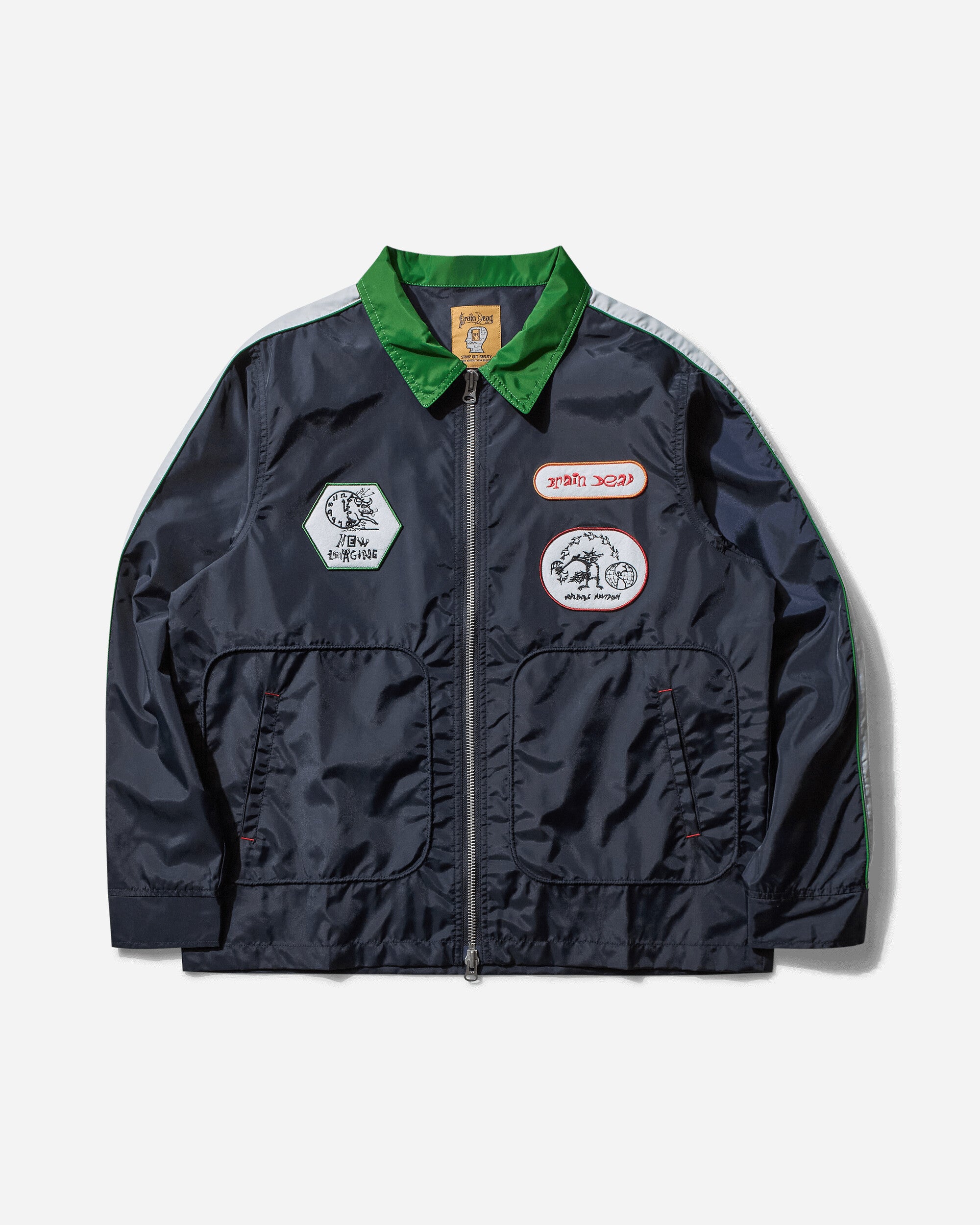 Men's Meltdown Racing Jacket Navy – Slam Jam®