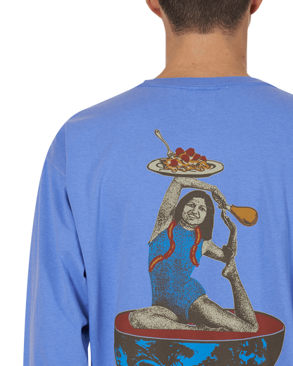 Brain Dead SLAM JAM SPACEDELICIOUS LIGHT BLUE T-Shirts Longsleeve BDF19T01001222BL09 BL09