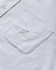 Brain Dead Brooks Brothers Selvedge Oxford Button Up White Shirts Longsleeve Shirt BDB24T240041 WHT