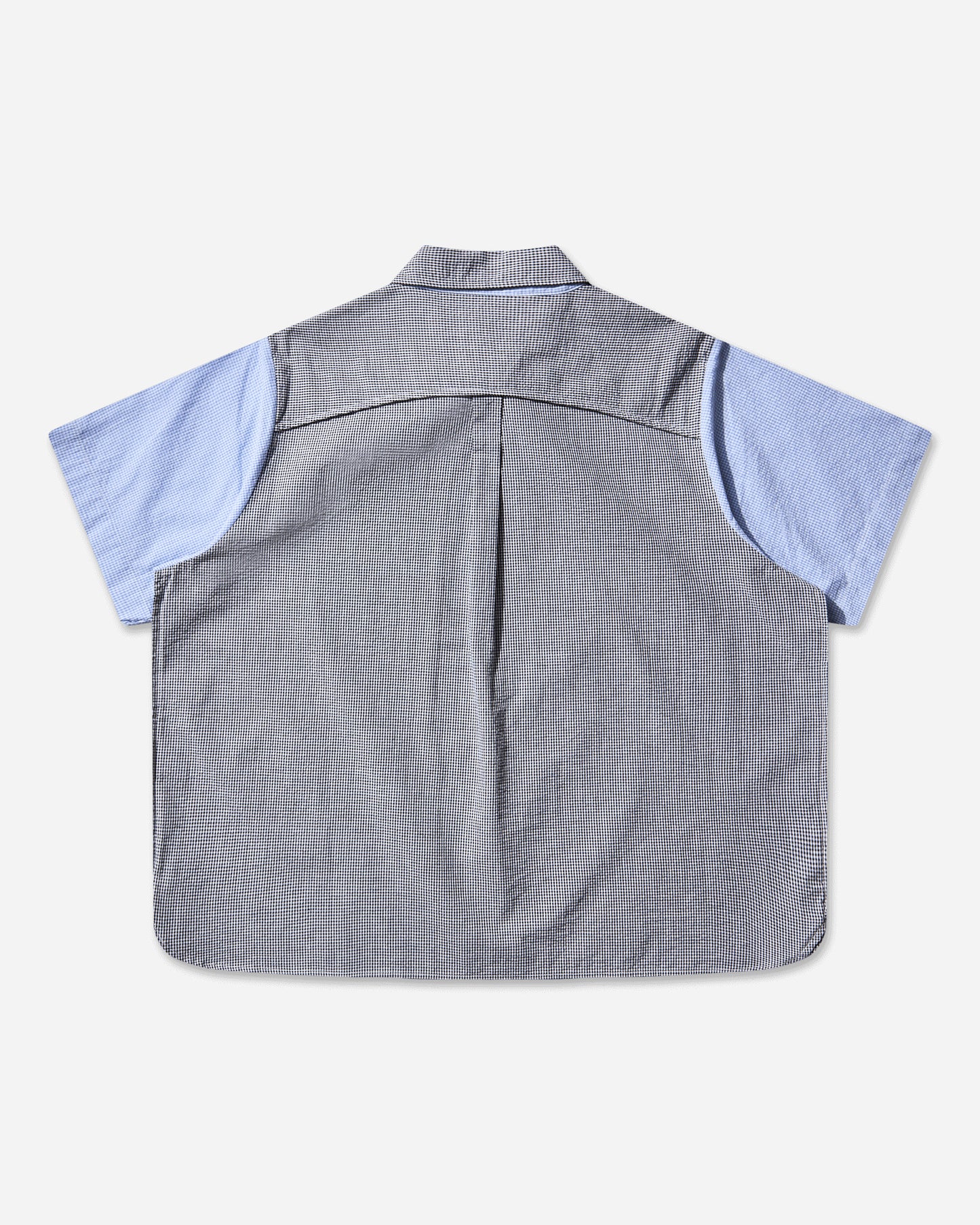 Brain Dead Brooks Brothers Reverse French Seam Pullover Shirt Black/Multi Shirts Shortsleeve Shirt BDS25T11O041 BLMU