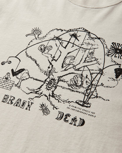 Brain Dead Oracle T Shirt Natural Shirts Shortsleeve Shirt P26T00005062 Beige