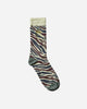 Brain Dead Logohead Dress Socks Multi Zebra Underwear Socks BDS25A090043 MUZE
