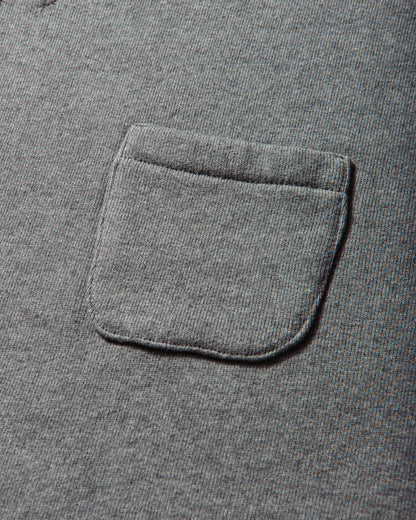 Brain Dead Boxy French Terry Sweatshirt Heather Grey Knitwears Sweaters P26O12004831 Grey