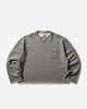 Brain Dead Boxy French Terry Sweatshirt Heather Grey Knitwears Sweaters P26O12004831 Grey