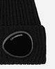 C.P. Company Accessories Knit Cap In Extrafine Merino Wool Black Hats Beanies RFCMAC742A-005509A 999
