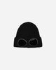 C.P. Company Accessories Knit Cap In Extrafine Merino Wool Black Hats Beanies RFCMAC742A-005509A 999