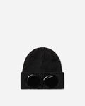 C.P. Company Cotton Goggle Beanie Black Hats Beanies RSCMAC747A-000727A 999