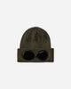 C.P. Company Cotton Goggle Beanie Ivy Green Hats Beanies RSCMAC747A-000727A 683