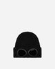 C.P. Company Extrafine Merino Wool Goggle Beanie BLACK Hats Beanies RFCMAC742A-005509A 999