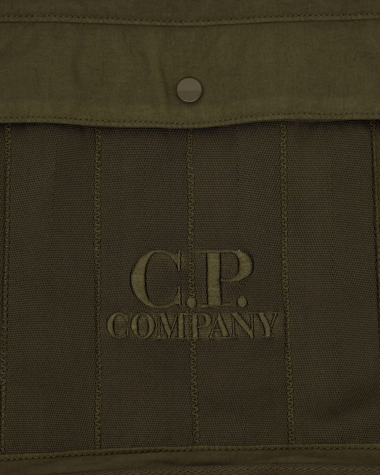 C.P. Company Herringbone Mixed Carry Bag IVY GREEN Bags and Backpacks Shoulder Bags 21CMAC040A-005349M 683
