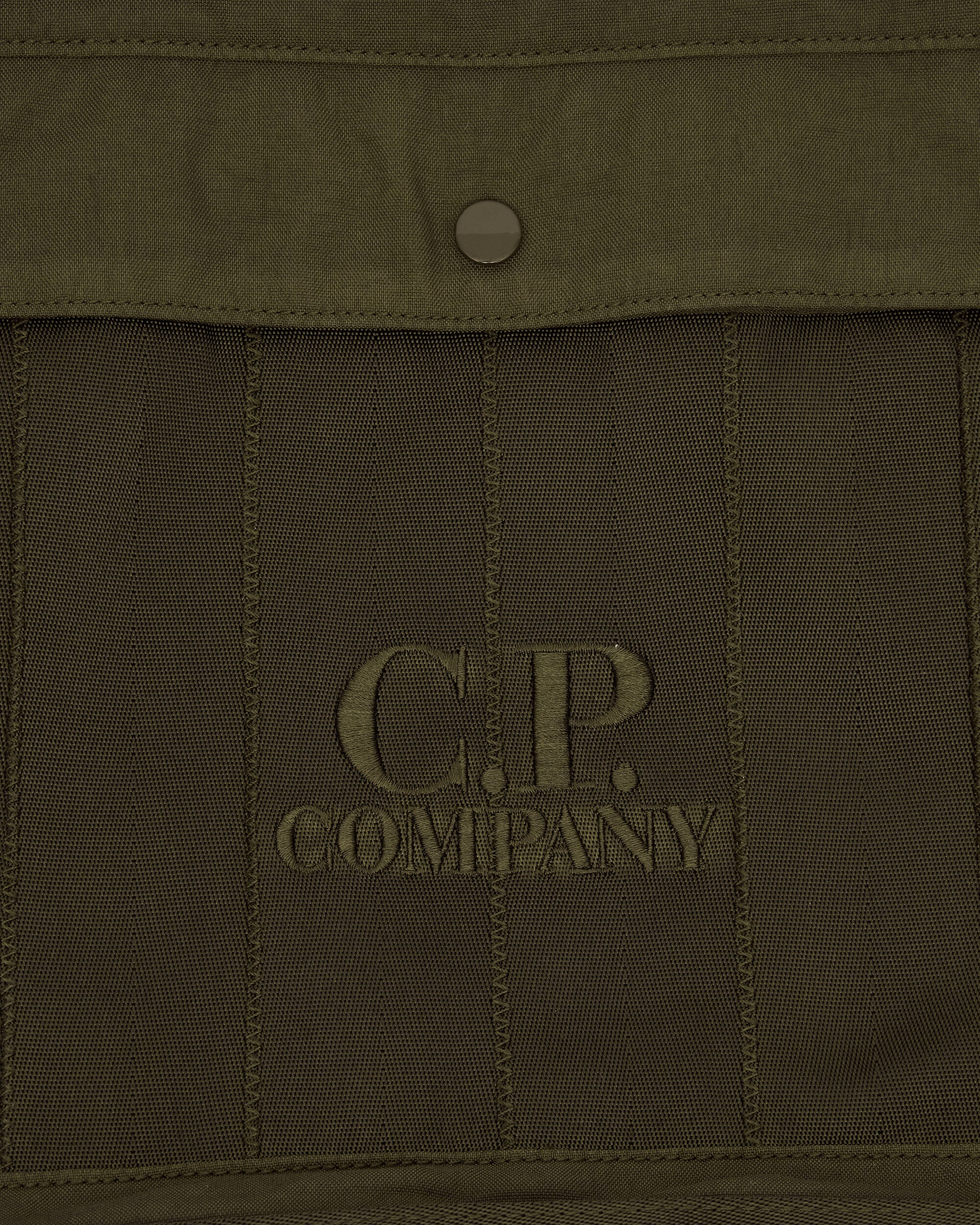 C.P. Company Herringbone Mixed Carry Bag IVY GREEN Bags and Backpacks Shoulder Bags 21CMAC040A-005349M 683