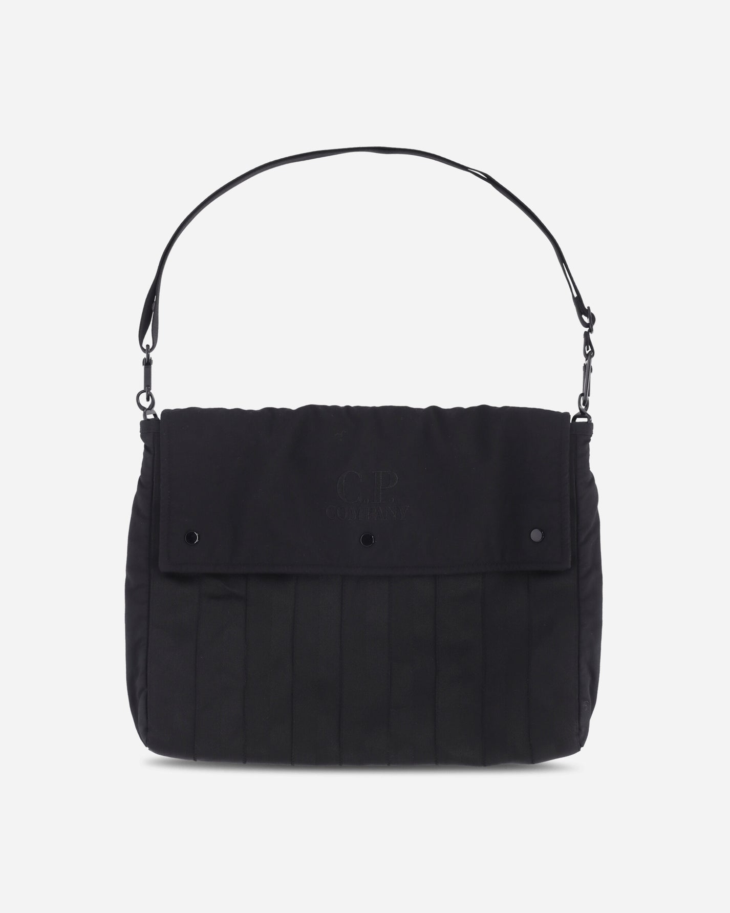 C.P. Company Herringbone Shoulder Bag Black Bags and Backpacks Shoulder Bags 20CMAC052A-005349G 999