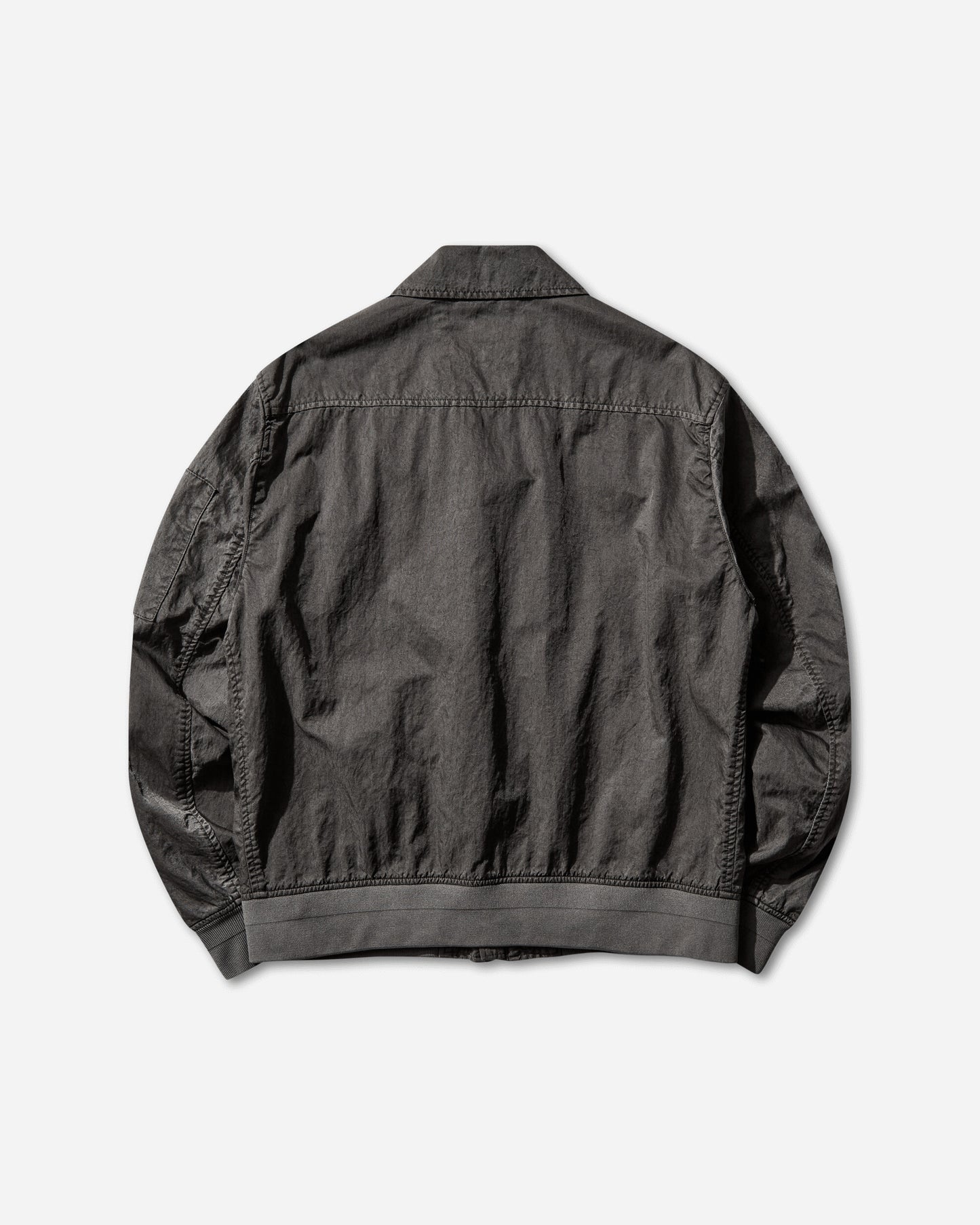 C.P. Company Panama-R Bomber Jacket Gunmetal Coats and Jackets Bomber Jackets 20CMOW073A-110540S 921
