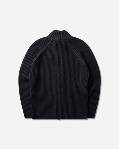 C.P. Company Knitwear Cardigan In Fleece Knit Dark Shadow Knitwears Cardigans 21CMKN300A-006170A 978