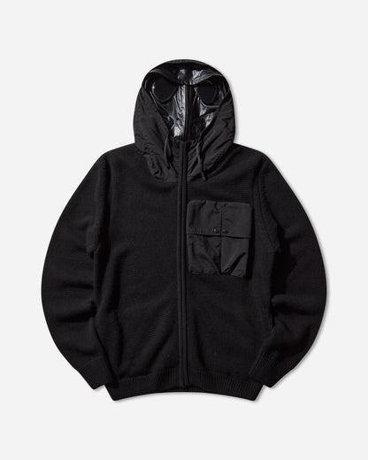 C.P. Company Knitwear Cardigan In Lambswool Mixed Black Knitwears Cardigans 19CMKN245A-110149M 999