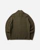 C.P. Company Waffle Knit Cotton Zip Lens Cardigan IVY GREEN Knitwears Cardigans 21CMKN058A-110754A 683