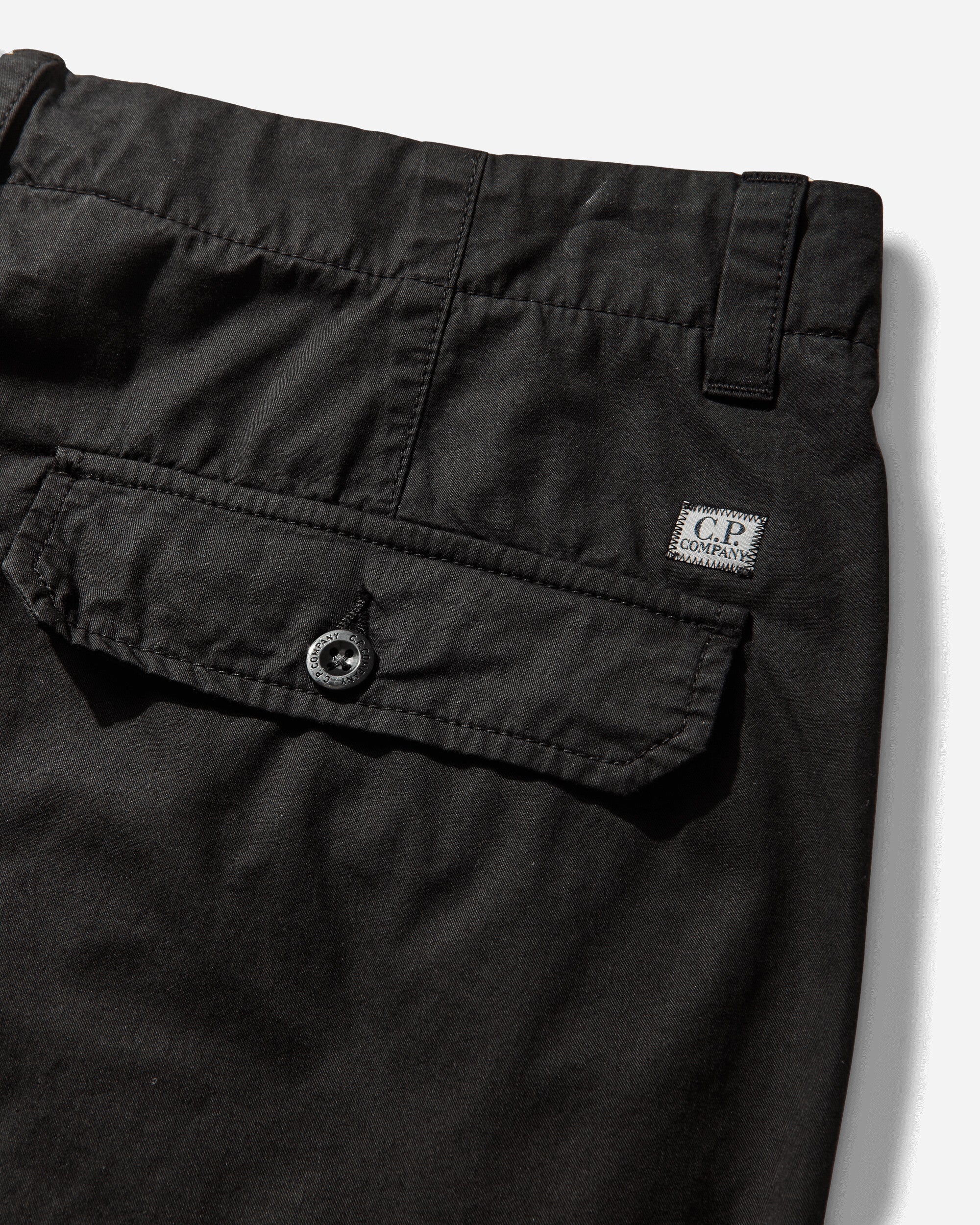 C.P. Company Pants Cargo Pant In Cotton Gabardine Black Pants Cargo 20CMPA302A-110340O 999