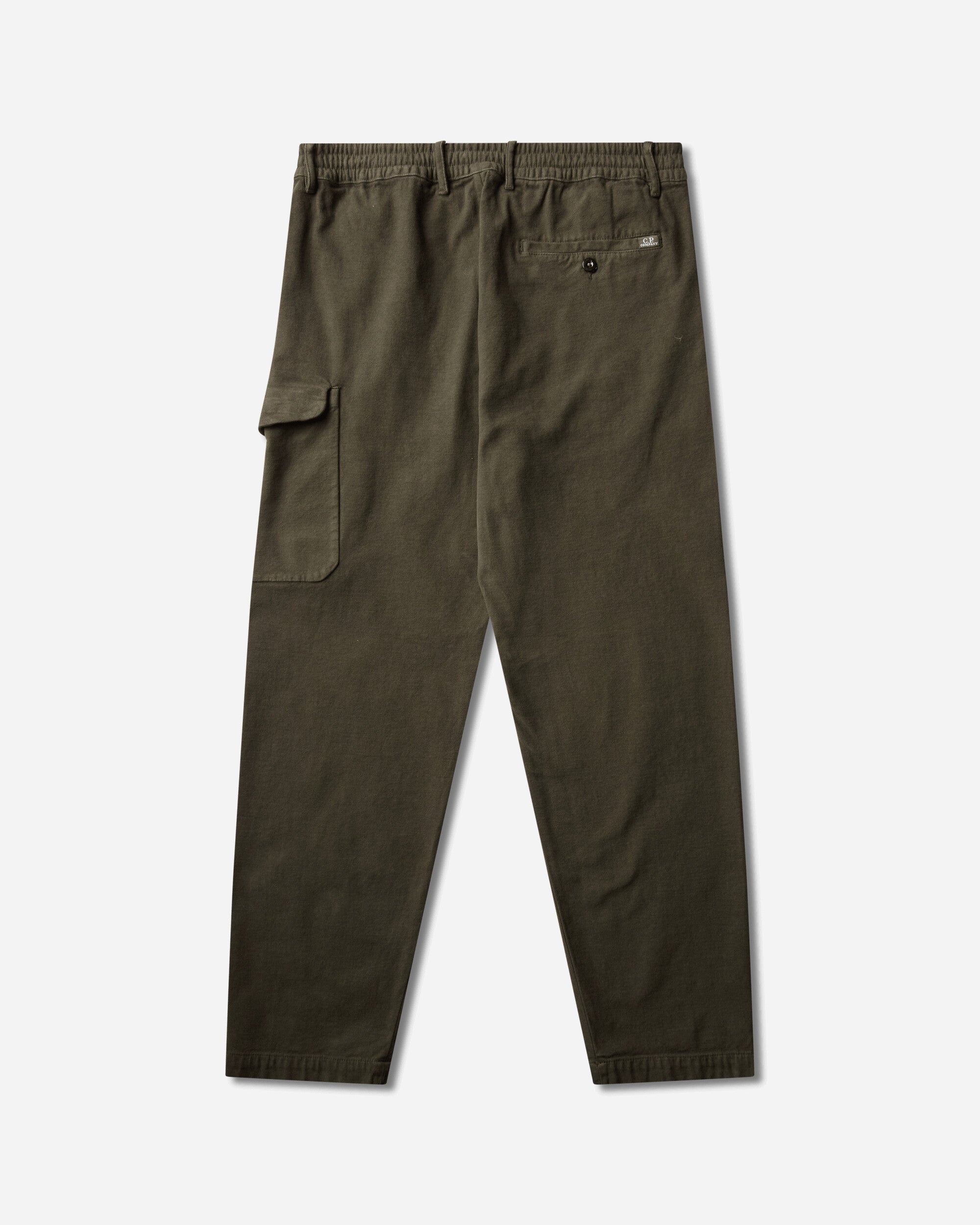 C.P. Company Pants Cargo Pant In Moleskin Stretch Ivy Green Pants Cargo 21CMPA253A-110482G 683