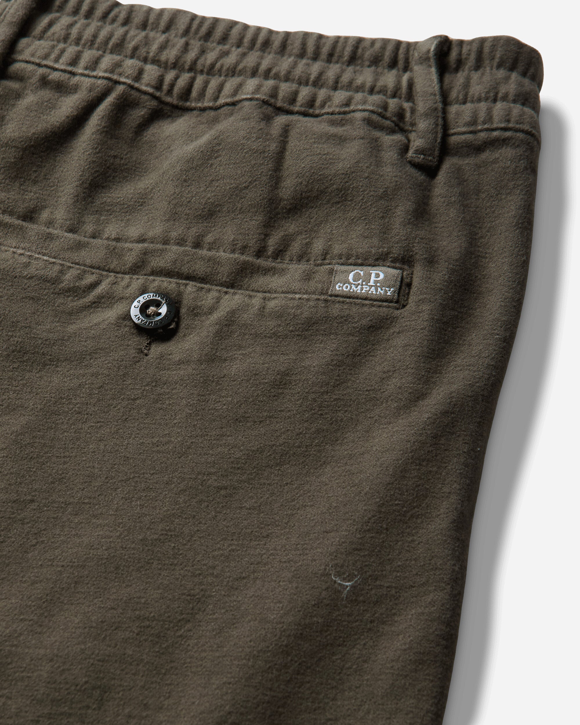 C.P. Company Pants Cargo Pant In Moleskin Stretch Ivy Green Pants Cargo 21CMPA253A-110482G 683