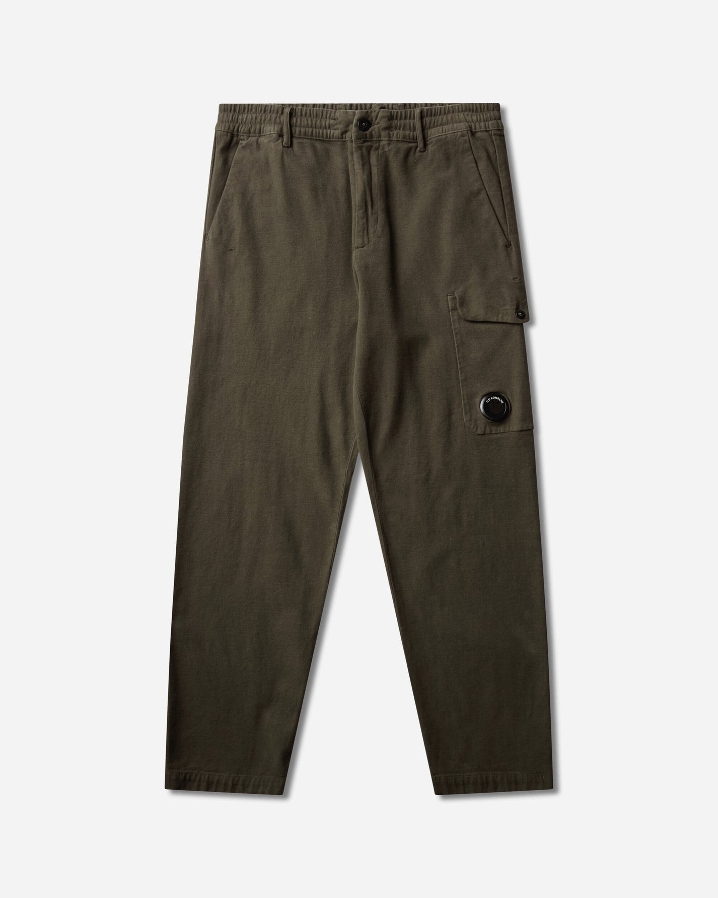 C.P. Company Pants Cargo Pant In Moleskin Stretch Ivy Green Pants Cargo 21CMPA253A-110482G 683