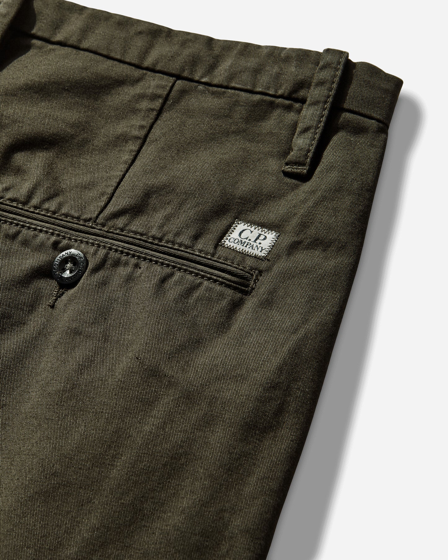 C.P. Company Cotton Gabardine Loose Pants Ivy Green Pants Casual 20CMPA136A-110458G 683