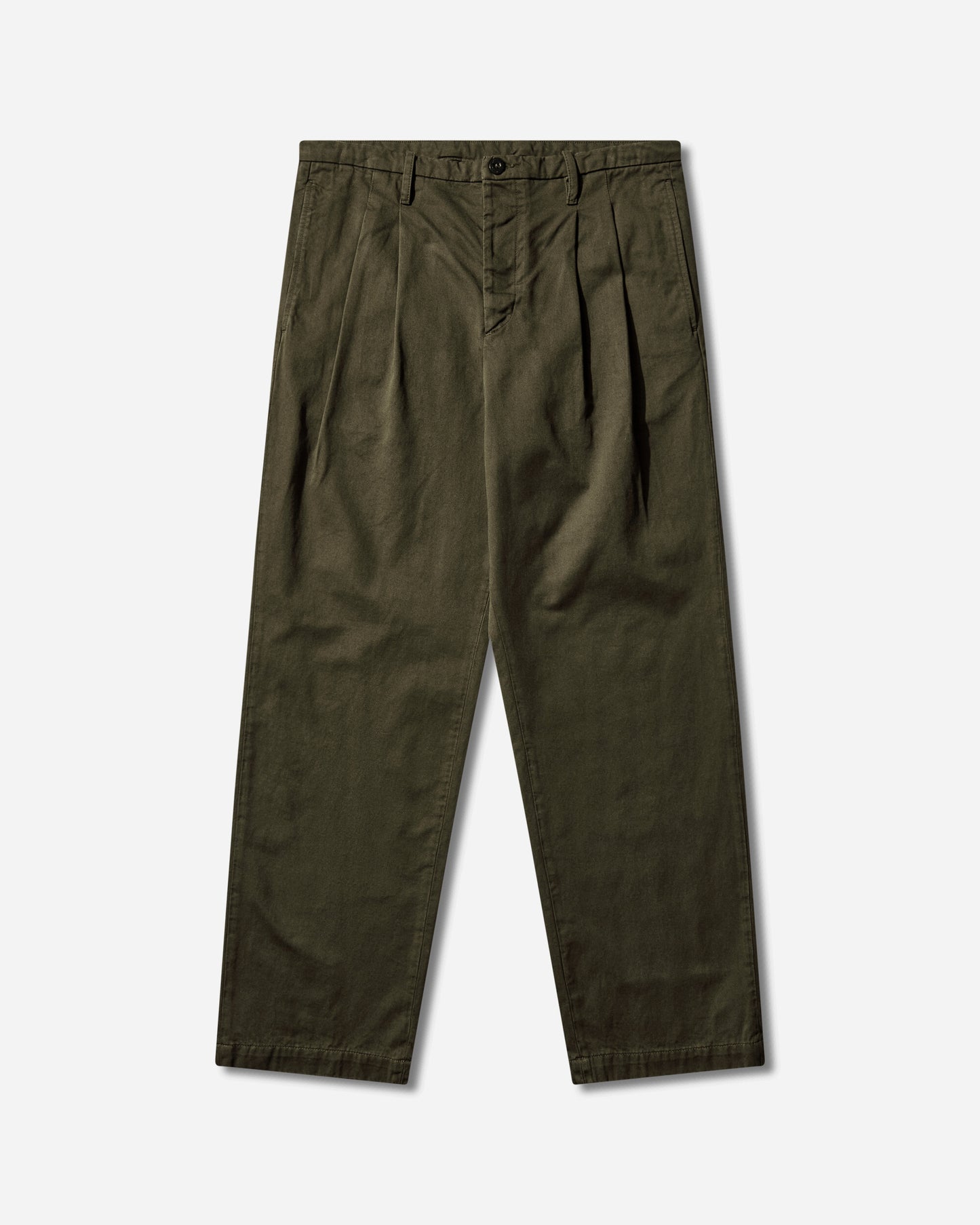 C.P. Company Cotton Gabardine Loose Pants Ivy Green Pants Casual 20CMPA136A-110458G 683