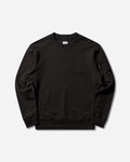 C.P. Company Diagonal Raised Fleece Crewneck Lens Sweatshirt Black Sweatshirts Crewneck RCCMSS713A-005086W 999