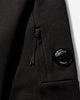 C.P. Company Diagonal Raised Fleece Crewneck Lens Sweatshirt Black Sweatshirts Crewneck RCCMSS713A-005086W 999