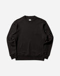 C.P. Company Diagonal Raised Fleece Crewneck Lens Sweatshirt BLACK Sweatshirts Crewneck RCCMSS713A-005086W 999