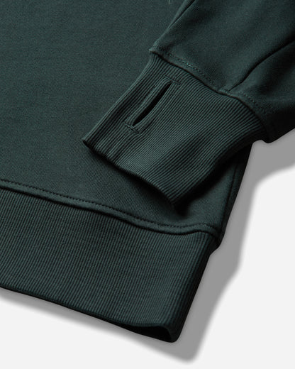 C.P. Company Diagonal Raised Fleece Half Zip Lens Sweatshirt PONDEROSA PINE Sweatshirts Crewneck 21CMSS033A-005086W 697