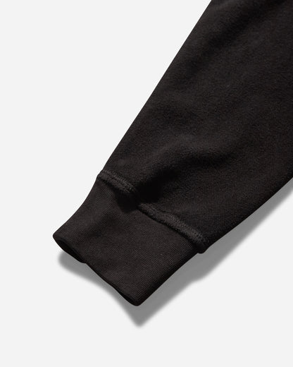 C.P. Company Sweatshirts Crew Neck In Brushed Emerized Diagonal Fleece Black Sweatshirts Crewneck 19CMSS249A-006614G 999