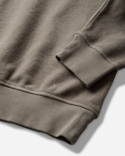 C.P. Company Sweatshirts Crew Neck In Brushed Emerized Diagonal Fleece Fallen Rock Sweatshirts Crewneck 21CMSS192A-006614G 356
